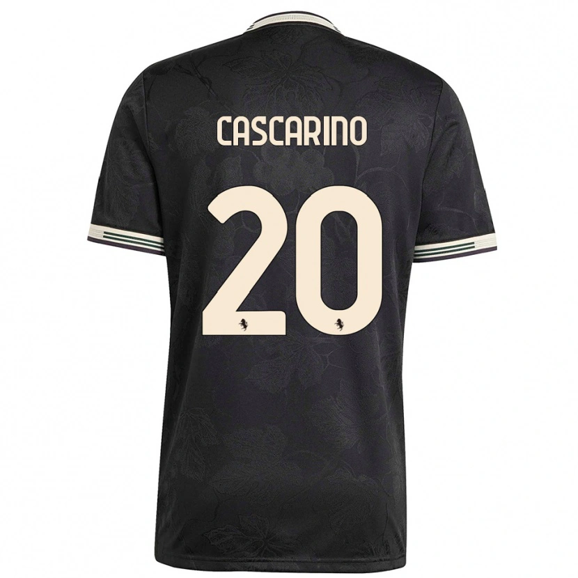 Danxen Damen Estelle Cascarino #20 Schwarz Weiß Grün Ausweichtrikot Trikot 2025/26 T-Shirt Schweiz