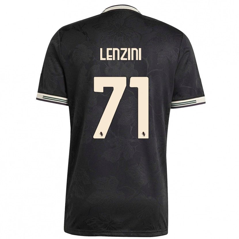 Danxen Damen Martina Lenzini #71 Schwarz Weiß Grün Ausweichtrikot Trikot 2025/26 T-Shirt Schweiz