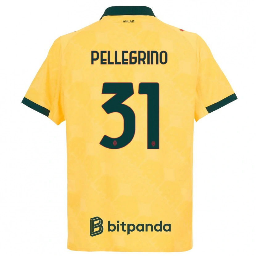 Danxen Damen Marco Pellegrino #31 Gelb Schwarz Ausweichtrikot Trikot 2025/26 T-Shirt Schweiz