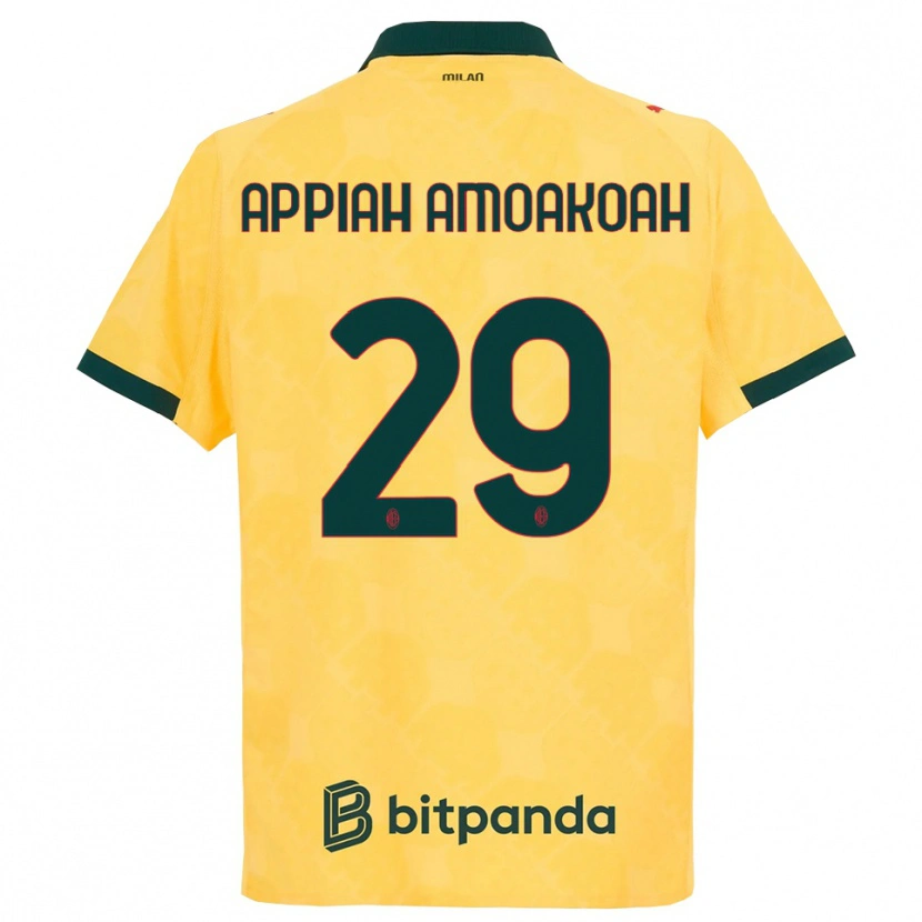 Danxen Damen Karen Appiah Amoakoah #29 Gelb Schwarz Ausweichtrikot Trikot 2025/26 T-Shirt Schweiz