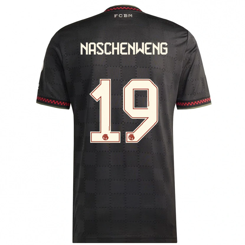Danxen Damen Katharina Naschenweng #19 Schwarz Weiß Ausweichtrikot Trikot 2025/26 T-Shirt Schweiz