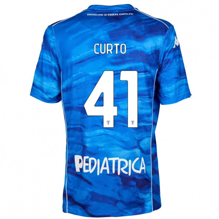Danxen Kinder Marco Curto #41 Blau Weiß Heimtrikot Trikot 2025/26 T-Shirt Schweiz