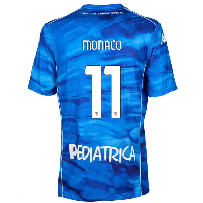 Danxen Kinder Salvatore Monaco #11 Blau Weiß Heimtrikot Trikot 2025/26 T-Shirt Schweiz