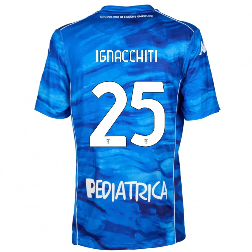 Danxen Kinder Lorenzo Ignacchiti #25 Blau Weiß Heimtrikot Trikot 2025/26 T-Shirt Schweiz