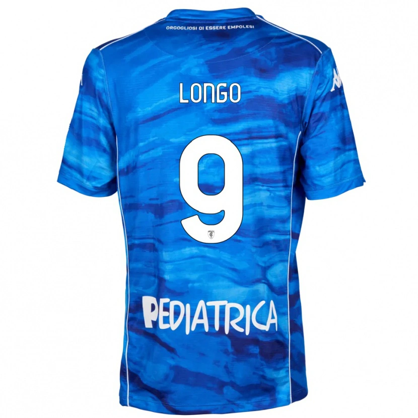 Danxen Kinder Mattia Longo #9 Blau Weiß Heimtrikot Trikot 2025/26 T-Shirt Schweiz