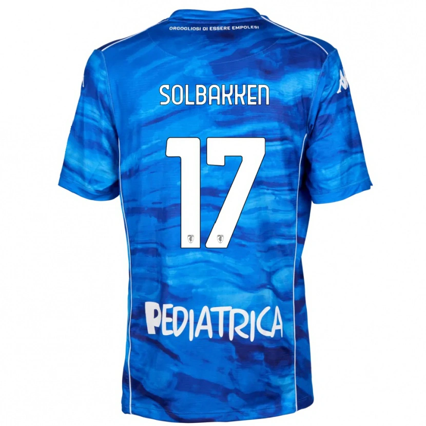 Danxen Kinder Ola Solbakken #17 Blau Weiß Heimtrikot Trikot 2025/26 T-Shirt Schweiz
