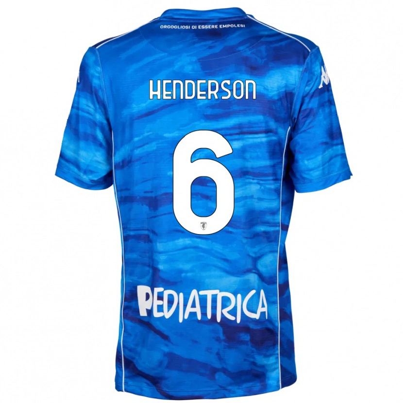 Danxen Kinder Liam Henderson #6 Blau Weiß Heimtrikot Trikot 2025/26 T-Shirt Schweiz