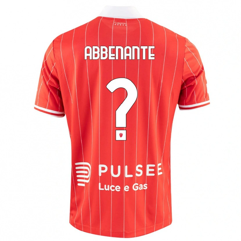 Danxen Kinder Alessandro Abbenante #0 Rot Weiß Heimtrikot Trikot 2025/26 T-Shirt Schweiz