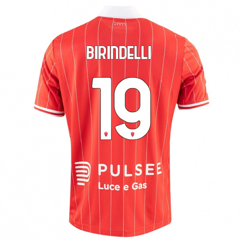 Danxen Kinder Samuele Birindelli #19 Rot Weiß Heimtrikot Trikot 2025/26 T-Shirt Schweiz