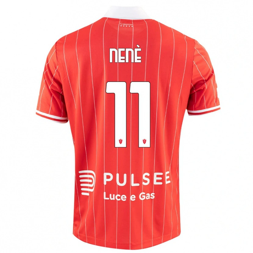 Danxen Kinder Stephen Nenè #11 Rot Weiß Heimtrikot Trikot 2025/26 T-Shirt Schweiz