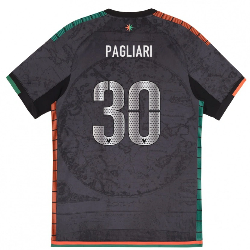 Danxen Kinder Alessandro Pagliari #30 Dunkelgrau Heimtrikot Trikot 2025/26 T-Shirt Schweiz