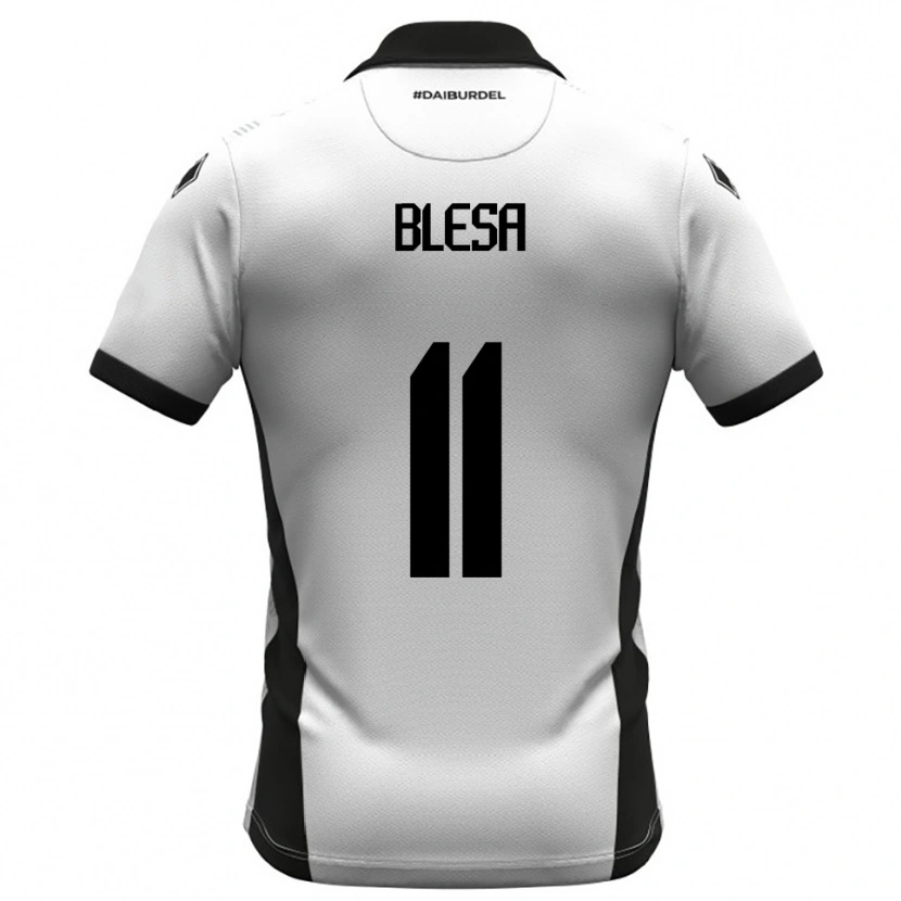 Danxen Kinder Jalen Blesa #11 Weiß Schwarz Orange Heimtrikot Trikot 2025/26 T-Shirt Schweiz