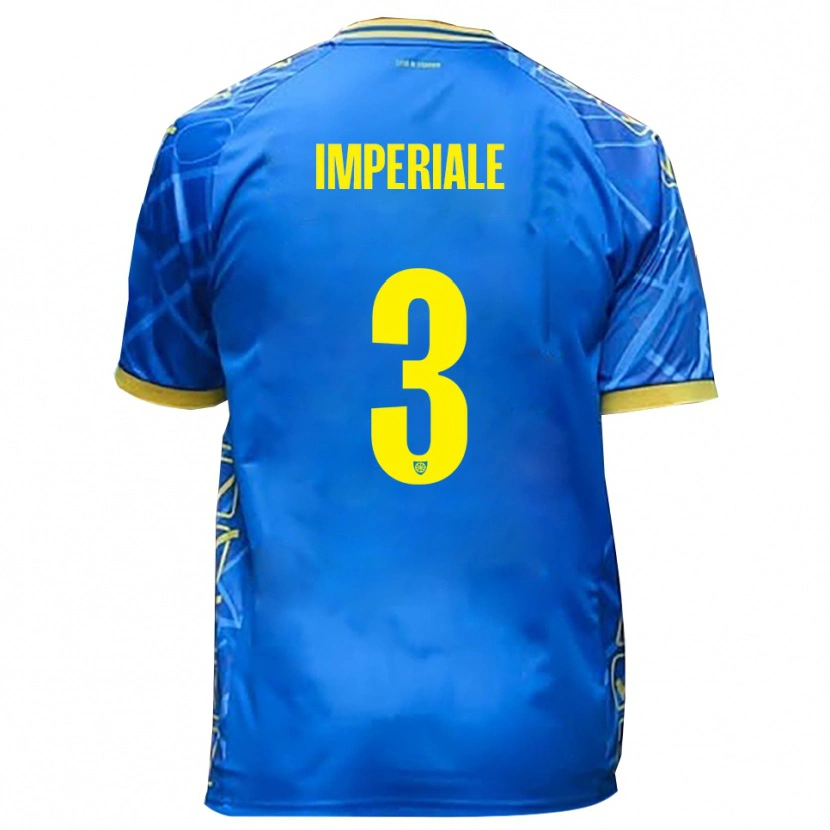 Danxen Kinder Marco Imperiale #3 Himmelblau Gelb Heimtrikot Trikot 2025/26 T-Shirt Schweiz
