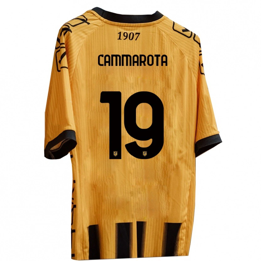 Danxen Kinder Vincenzo Cammarota #19 Gelb Schwarz Heimtrikot Trikot 2025/26 T-Shirt Schweiz