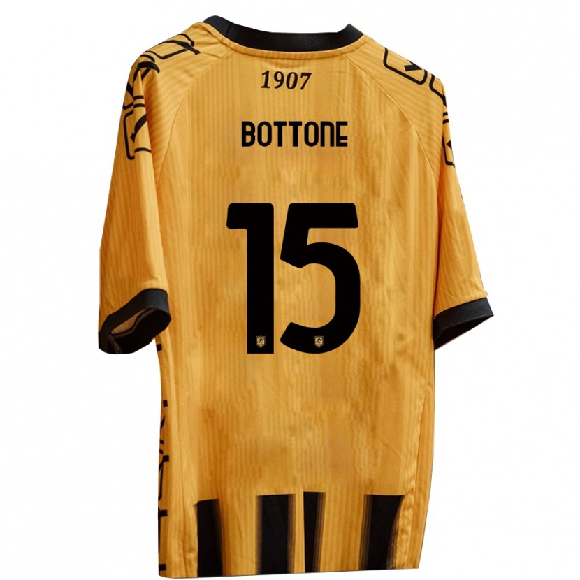 Danxen Kinder Salvatore Bottone #15 Gelb Schwarz Heimtrikot Trikot 2025/26 T-Shirt Schweiz