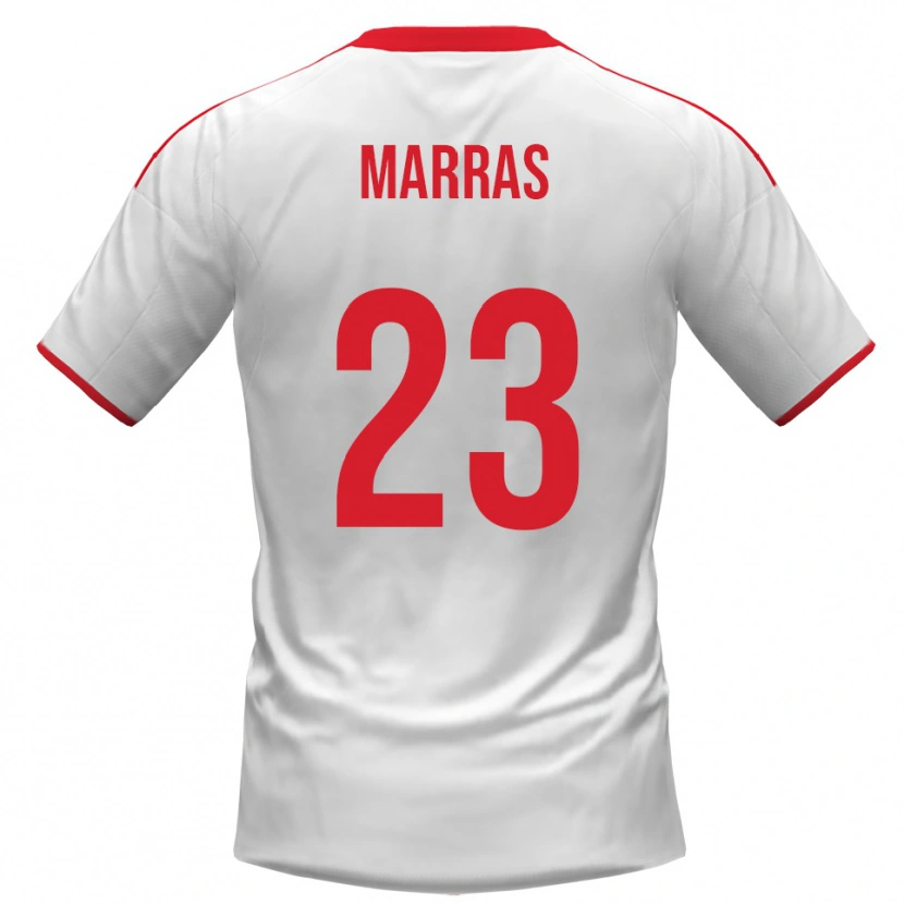 Danxen Kinder Tommaso Marras #23 Weiß Rot Heimtrikot Trikot 2025/26 T-Shirt Schweiz