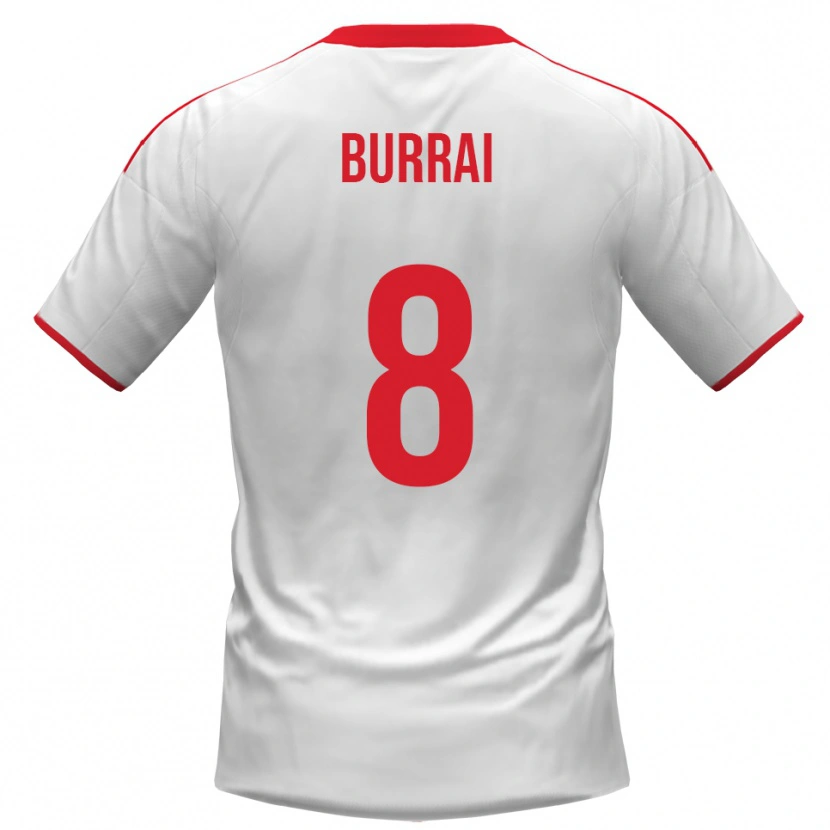 Danxen Kinder Salvatore Burrai #8 Weiß Rot Heimtrikot Trikot 2025/26 T-Shirt Schweiz