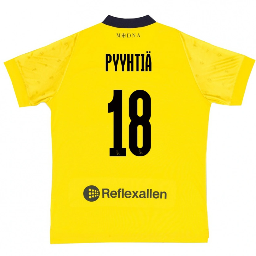 Danxen Kinder Niklas Pyyhtiä #18 Gelb Marineblau Heimtrikot Trikot 2025/26 T-Shirt Schweiz
