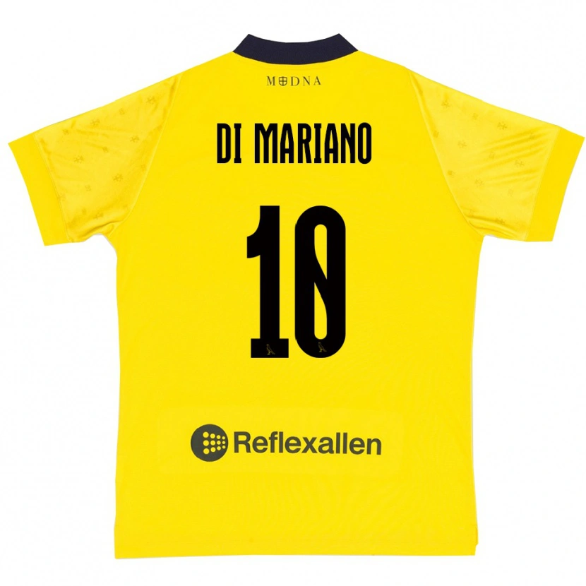 Danxen Kinder Francesco Di Mariano #10 Gelb Marineblau Heimtrikot Trikot 2025/26 T-Shirt Schweiz