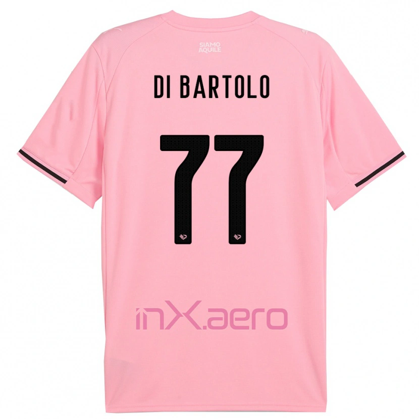Danxen Kinder Francesco Di Bartolo #77 Pink Schwarz Heimtrikot Trikot 2025/26 T-Shirt Schweiz