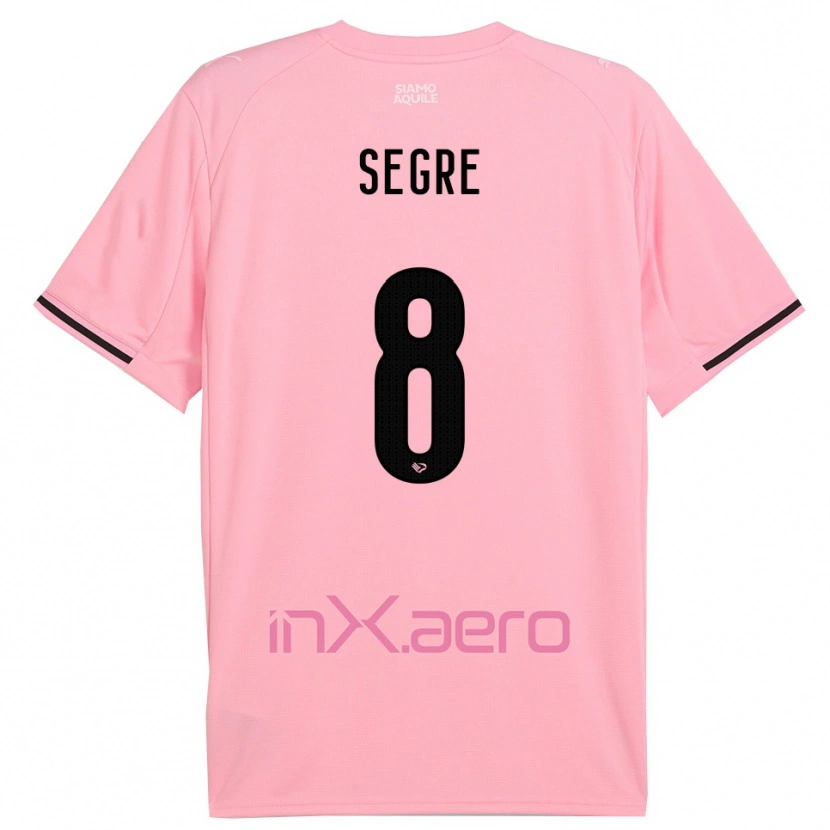 Danxen Kinder Jacopo Segre #8 Pink Schwarz Heimtrikot Trikot 2025/26 T-Shirt Schweiz