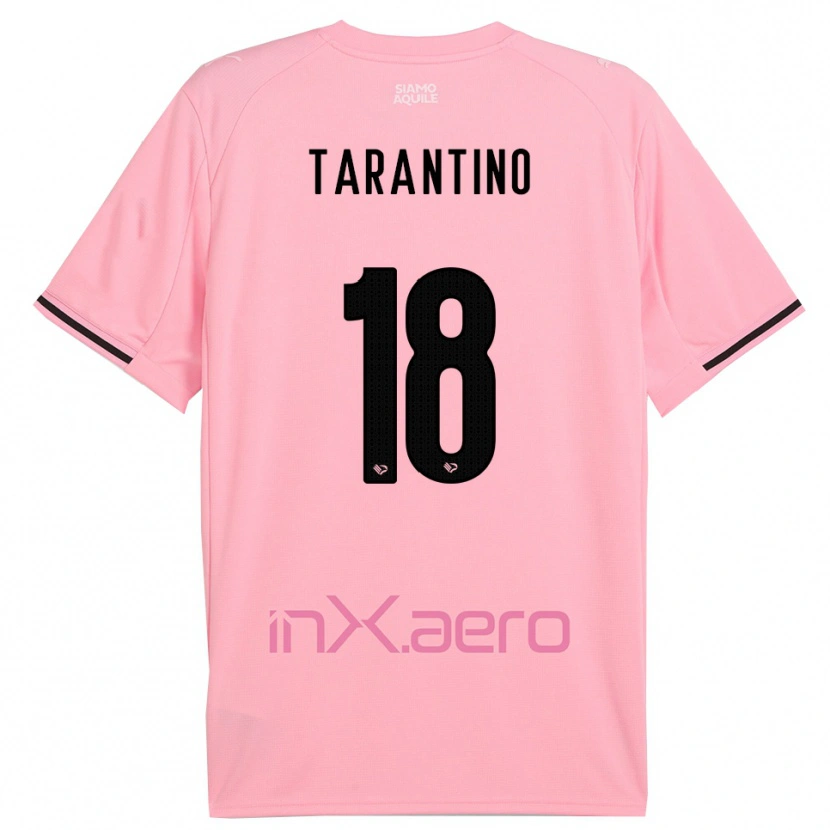Danxen Kinder Antonino Tarantino #18 Pink Schwarz Heimtrikot Trikot 2025/26 T-Shirt Schweiz