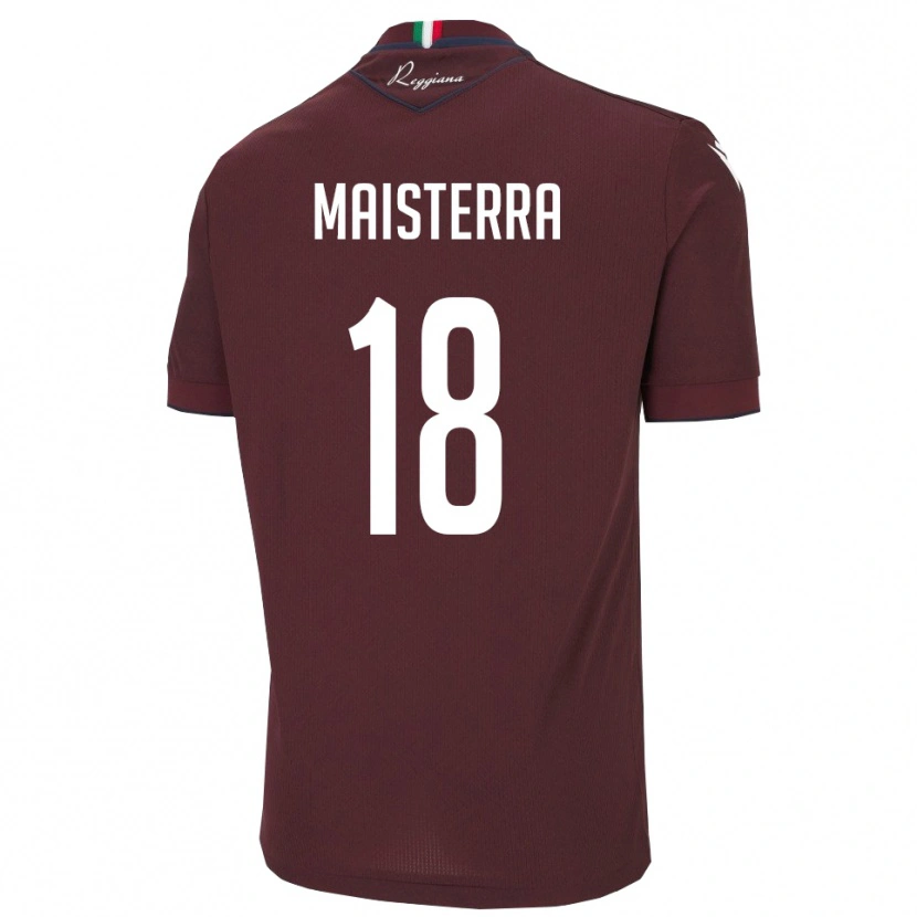 Danxen Kinder Roque Maisterra #18 Burgund Weiß Heimtrikot Trikot 2025/26 T-Shirt Schweiz