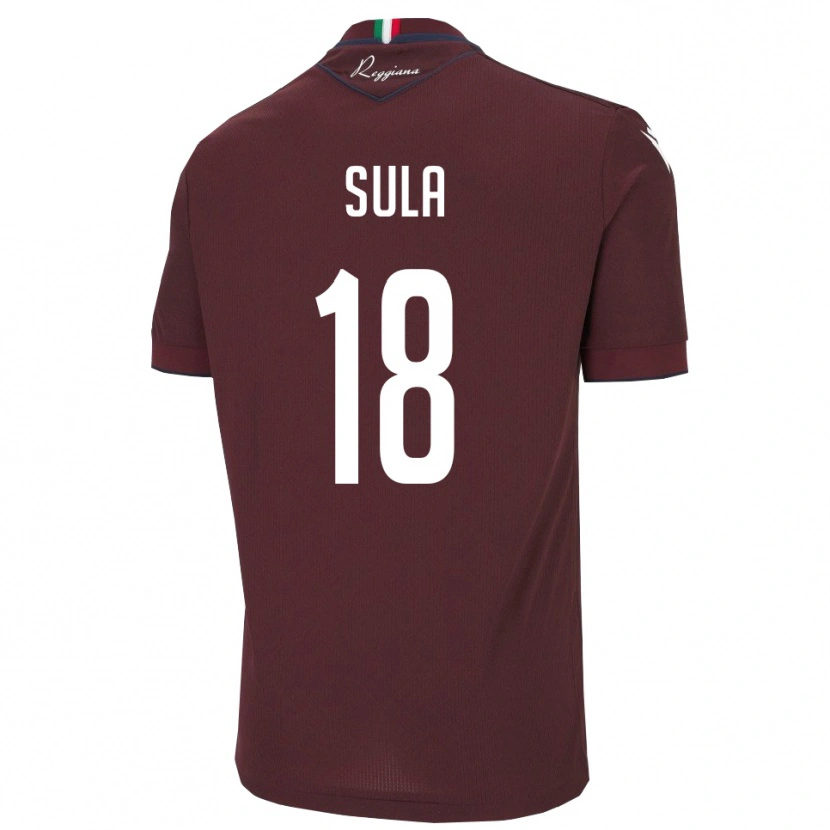 Danxen Kinder Joel Sula #18 Burgund Weiß Heimtrikot Trikot 2025/26 T-Shirt Schweiz