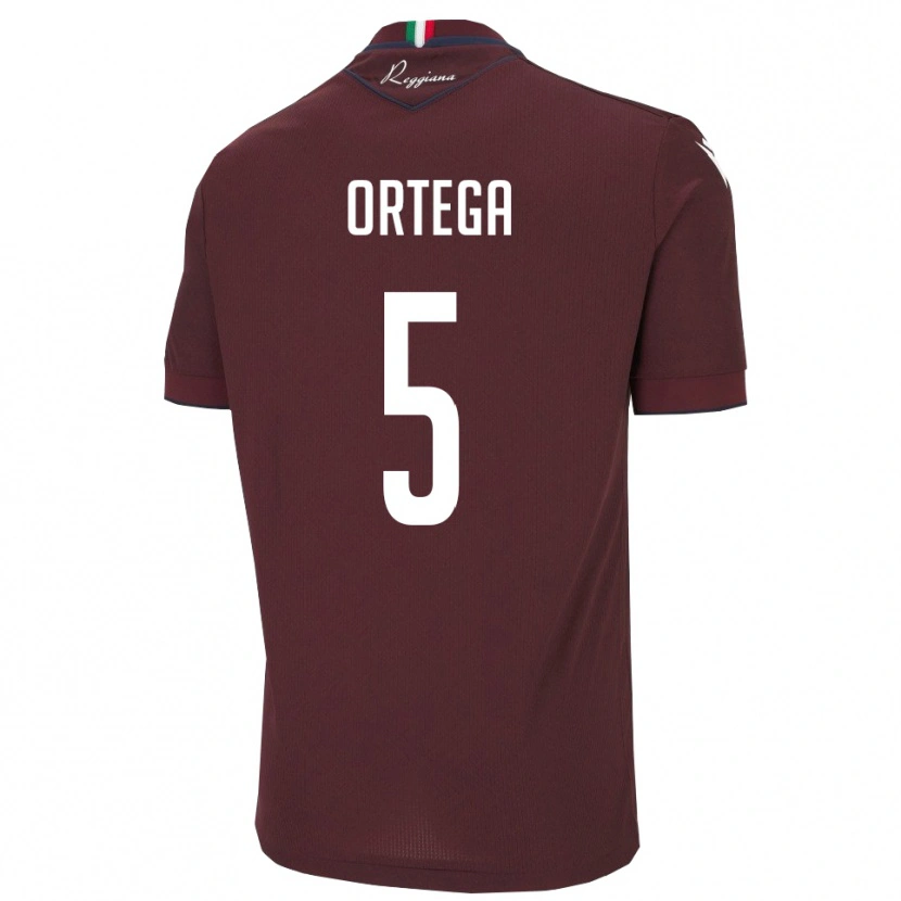 Danxen Kinder Jean Paulo Cardona Ortega #5 Burgund Weiß Heimtrikot Trikot 2025/26 T-Shirt Schweiz