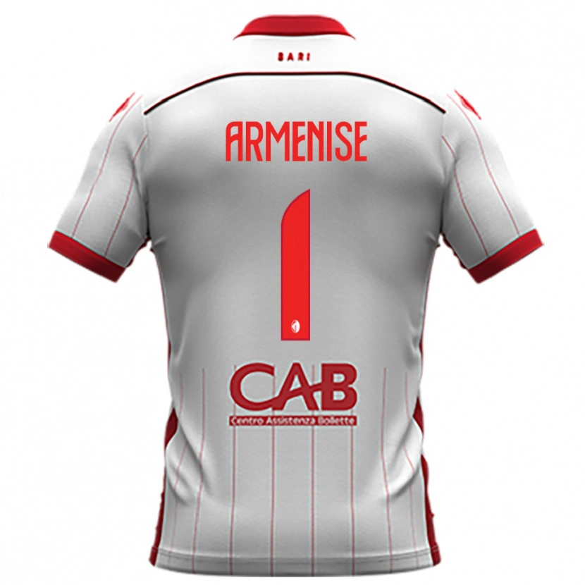 Danxen Kinder Gaetano Armenise #1 Weiß Rot Heimtrikot Trikot 2025/26 T-Shirt Schweiz