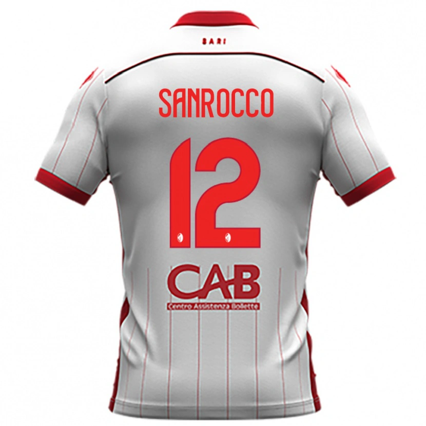 Danxen Kinder Michele Sanrocco #12 Weiß Rot Heimtrikot Trikot 2025/26 T-Shirt Schweiz