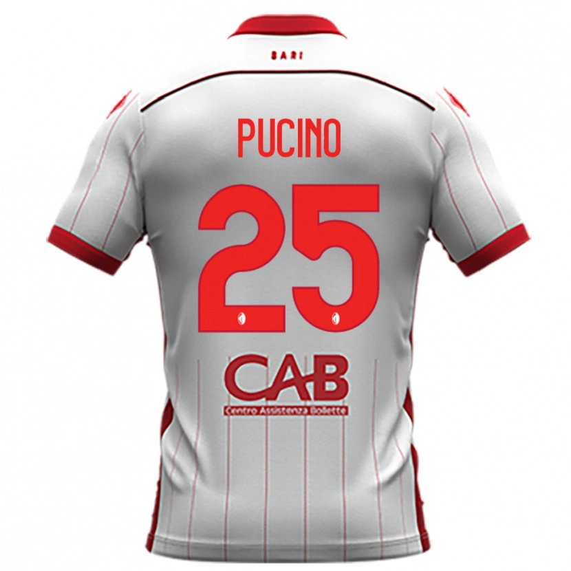 Danxen Kinder Raffaele Pucino #25 Weiß Rot Heimtrikot Trikot 2025/26 T-Shirt Schweiz