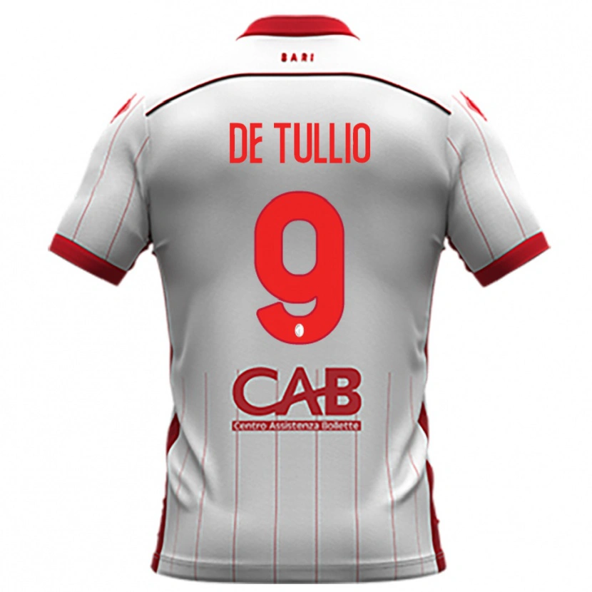 Danxen Kinder Domenico De Tullio #9 Weiß Rot Heimtrikot Trikot 2025/26 T-Shirt Schweiz