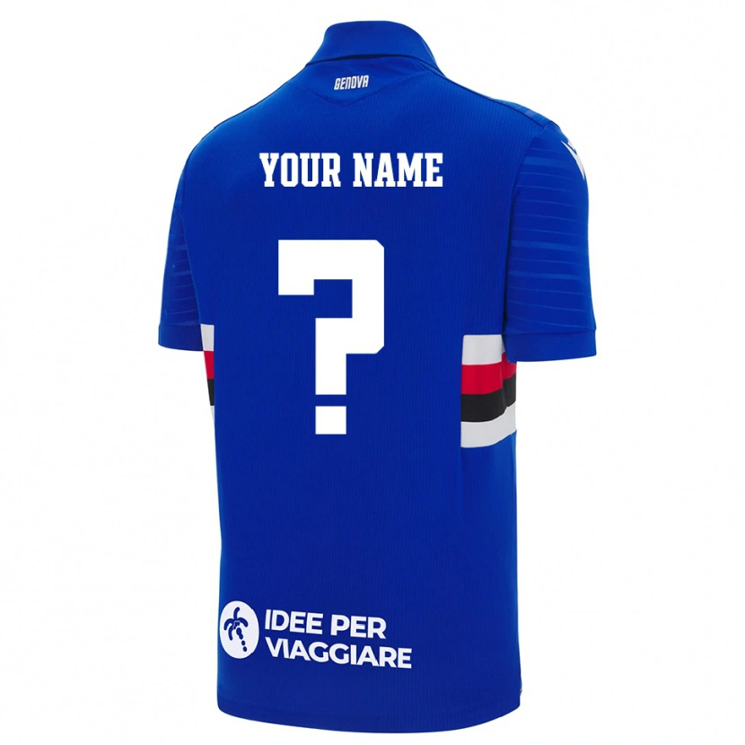 Danxen Kinder Ihren Namen #0 Blau Weiß Heimtrikot Trikot 2025/26 T-Shirt Schweiz
