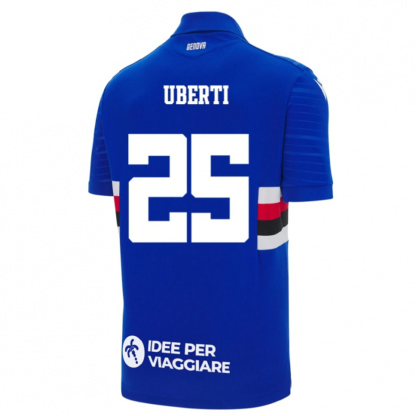 Danxen Kinder Nicolò Uberti #25 Blau Weiß Heimtrikot Trikot 2025/26 T-Shirt Schweiz