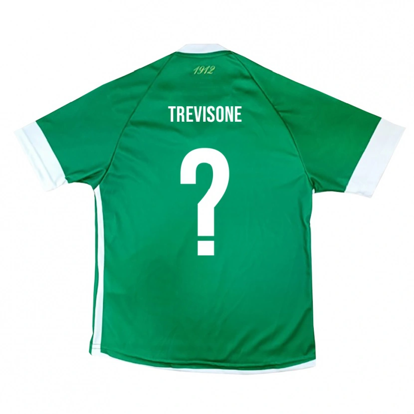 Danxen Kinder Manuel Trevisone #0 Grün Weiß Heimtrikot Trikot 2025/26 T-Shirt Schweiz