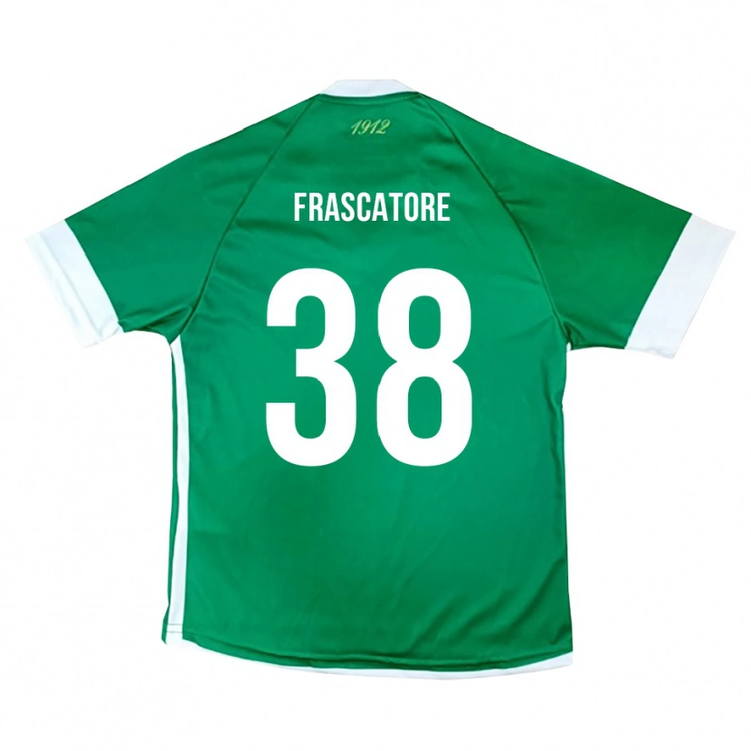 Danxen Kinder Paolo Frascatore #38 Grün Weiß Heimtrikot Trikot 2025/26 T-Shirt Schweiz