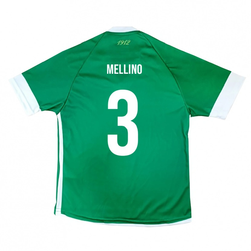 Danxen Kinder Carlo Mellino #3 Grün Weiß Heimtrikot Trikot 2025/26 T-Shirt Schweiz