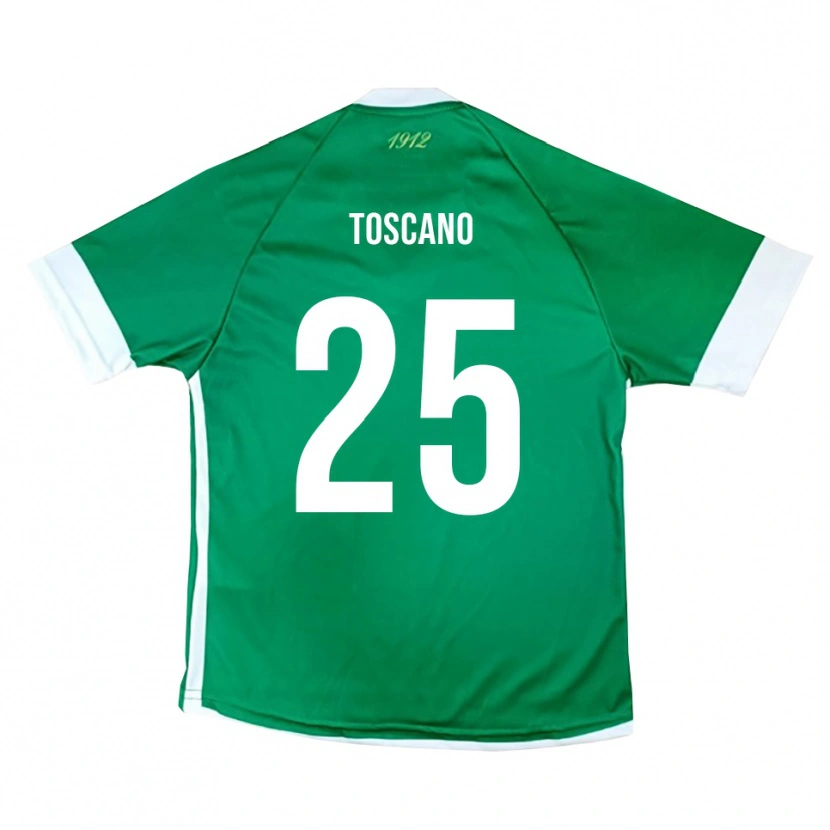 Danxen Kinder Marco Toscano #25 Grün Weiß Heimtrikot Trikot 2025/26 T-Shirt Schweiz