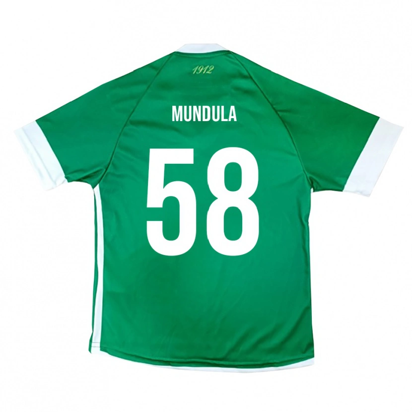 Danxen Kinder Ciro Mundula #58 Grün Weiß Heimtrikot Trikot 2025/26 T-Shirt Schweiz