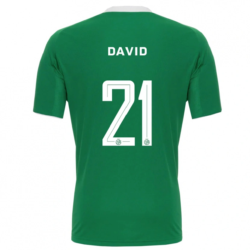 Danxen Kinder Dean David #21 Grün Weiß Heimtrikot Trikot 2025/26 T-Shirt Schweiz