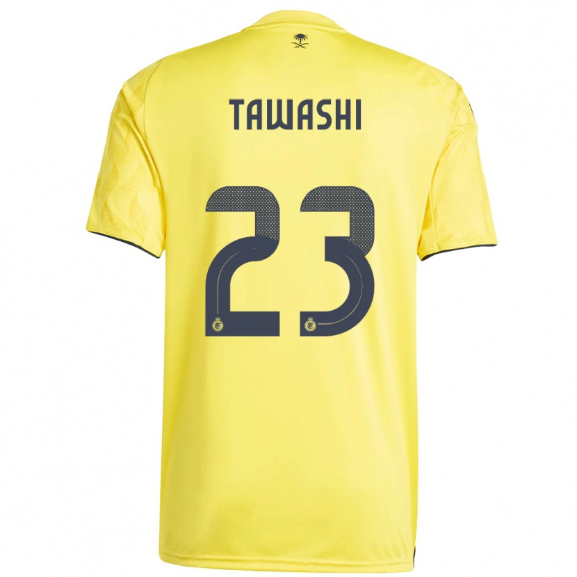 Danxen Kinder Maher Tawashi #23 Gelb Schwarz Heimtrikot Trikot 2025/26 T-Shirt Schweiz
