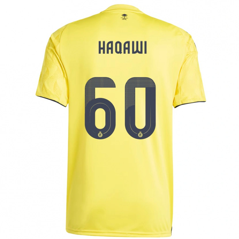 Danxen Kinder Saad Haqawi #60 Gelb Schwarz Heimtrikot Trikot 2025/26 T-Shirt Schweiz