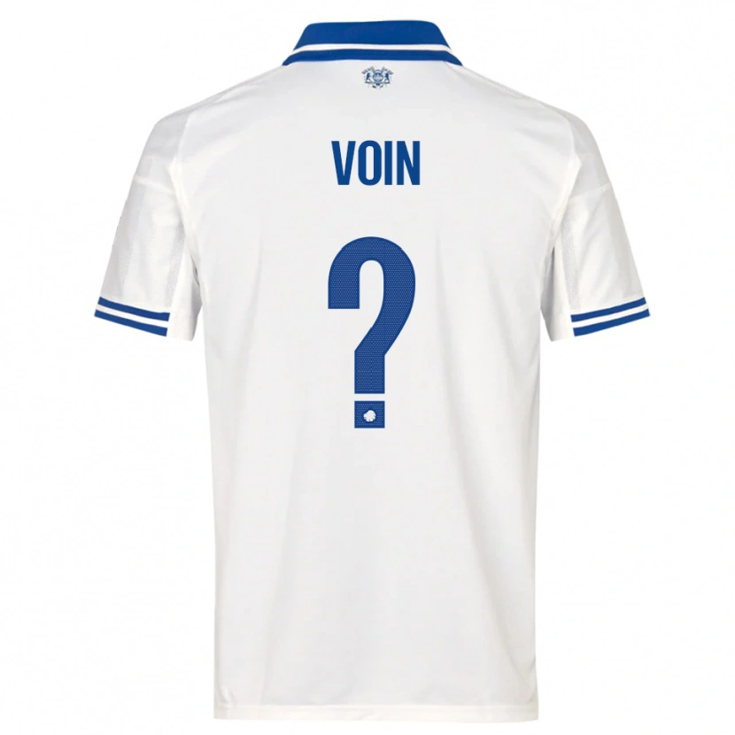 Danxen Kinder Simon Voin #0 Weiß Blau Heimtrikot Trikot 2025/26 T-Shirt Schweiz