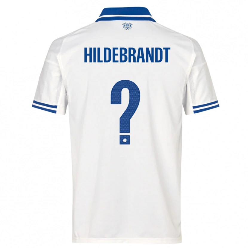 Danxen Kinder Sylvester Hildebrandt #0 Weiß Blau Heimtrikot Trikot 2025/26 T-Shirt Schweiz