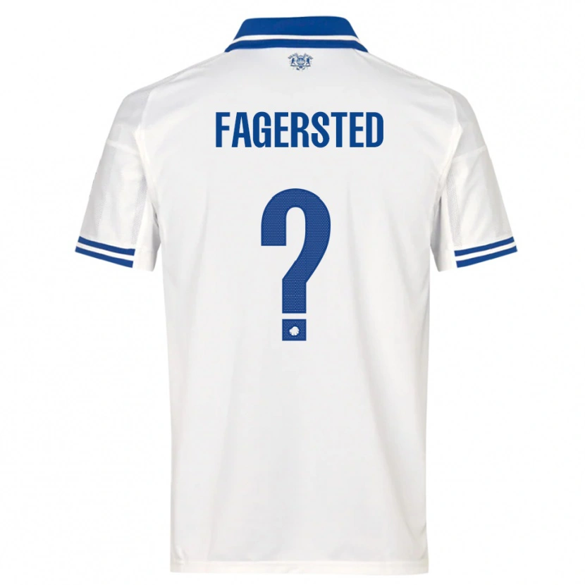 Danxen Kinder Johan Fagersted #0 Weiß Blau Heimtrikot Trikot 2025/26 T-Shirt Schweiz