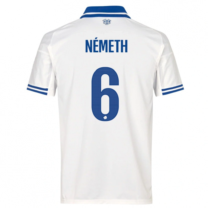 Danxen Kinder Hunor Németh #6 Weiß Blau Heimtrikot Trikot 2025/26 T-Shirt Schweiz