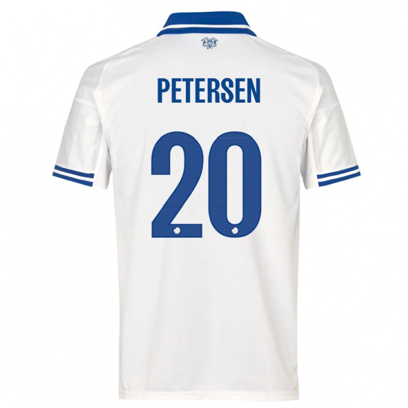 Danxen Kinder Frederik Petersen #20 Weiß Blau Heimtrikot Trikot 2025/26 T-Shirt Schweiz