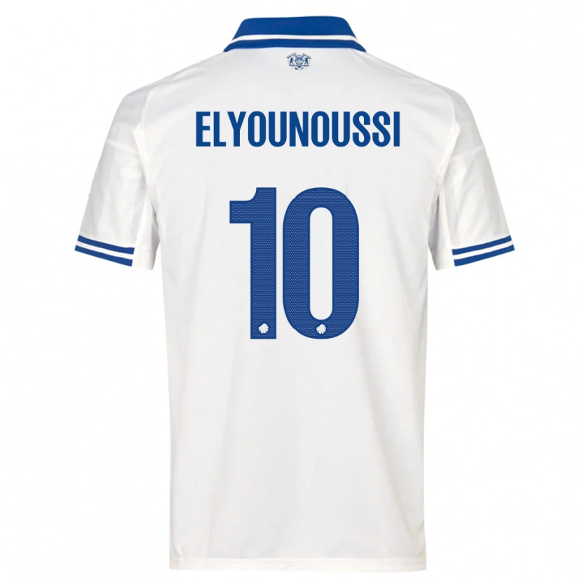 Danxen Kinder Mohamed Elyounoussi #10 Weiß Blau Heimtrikot Trikot 2025/26 T-Shirt Schweiz