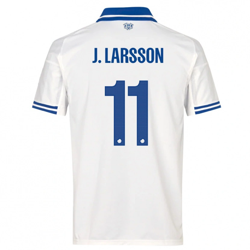 Danxen Kinder Jordan Larsson #11 Weiß Blau Heimtrikot Trikot 2025/26 T-Shirt Schweiz